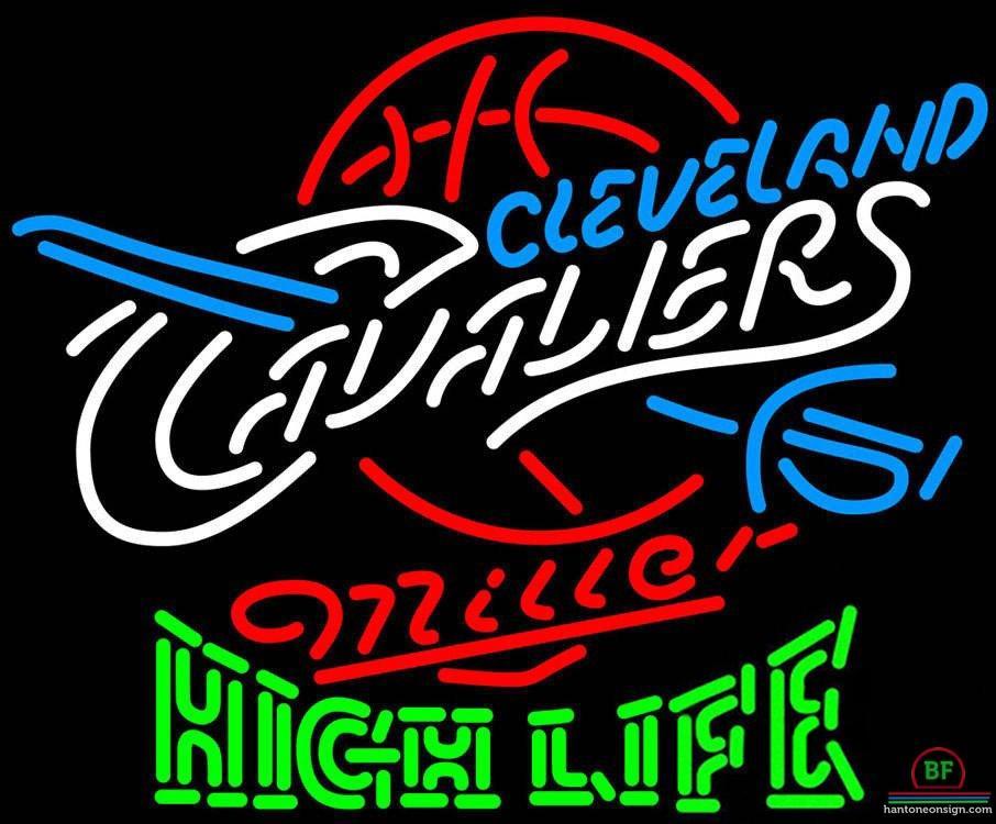 Custom Miller High Life Cleveland Cavalier Neon Sign NBA Teams Neon Light