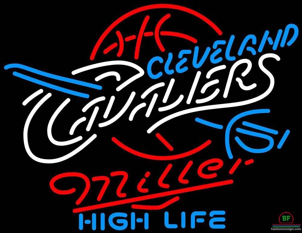 Custom Miller High Life Cleveland Cavalier Neon Sign NBA Teams Neon Light