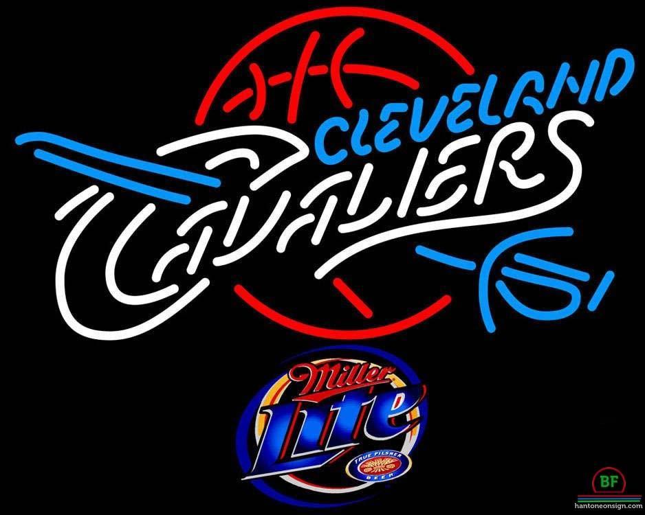 Custom Miller Lite Cleveland Cavalier Neon Sign NBA Teams Neon Light