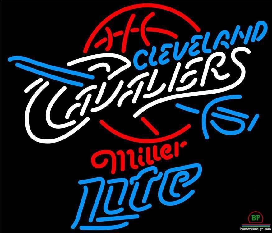 Custom Miller Lite Cleveland Cavalier Neon Sign NBA Teams Neon Light