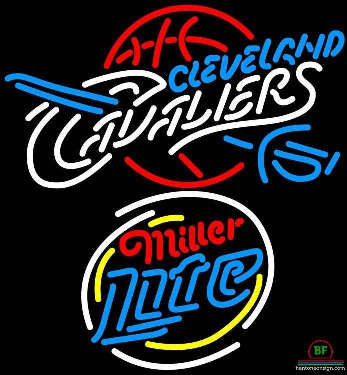 Custom Miller Lite Cleveland Cavalier Neon Sign NBA Teams Neon Light