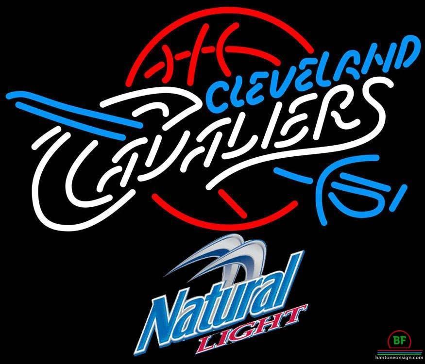 Custom Natural Light Cleveland Cavalier Neon Sign NBA Teams Neon Light