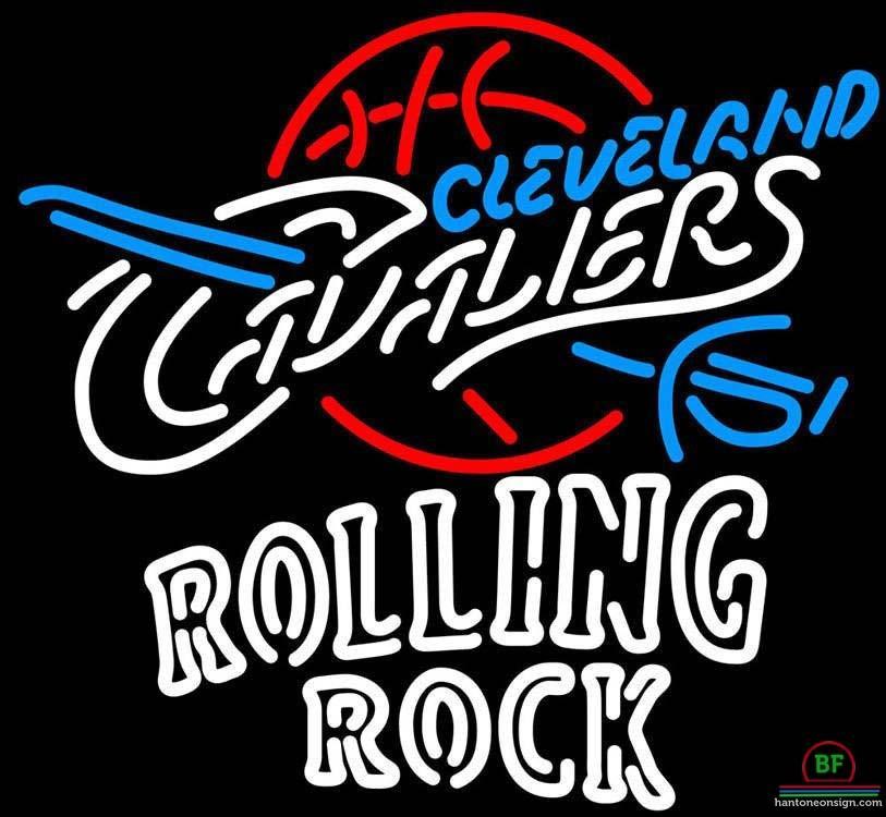 Custom Rolling Rock Cleveland Cavalier Neon Sign NBA Teams Neon Light