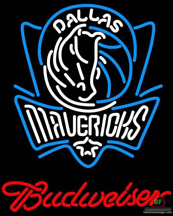 Custom Budweiser Dallas Mavericks Neon Sign NBA Teams Neon Light