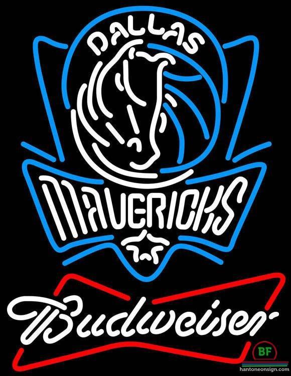 Custom Budweiser Dallas Mavericks Neon Sign NBA Teams Neon Light