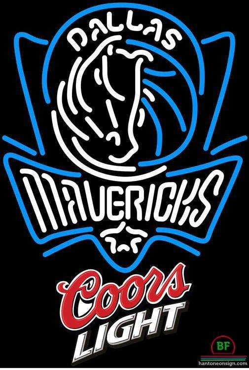 Custom Coors Light Dallas Mavericks Neon Sign NBA Teams Neon Light