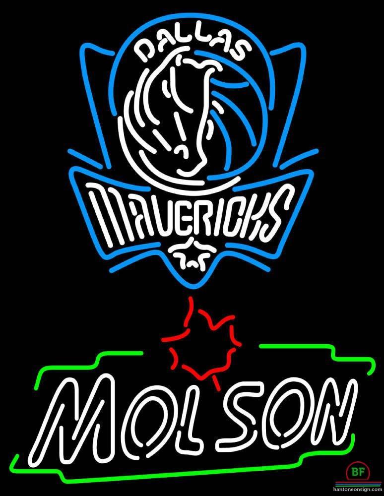 Custom Molson Dallas Mavericks Neon Sign NBA Teams Neon Light