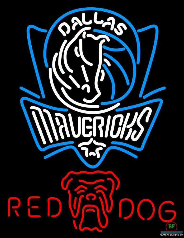Custom Red Dog Dallas Mavericks Neon Sign NBA Teams Neon Light