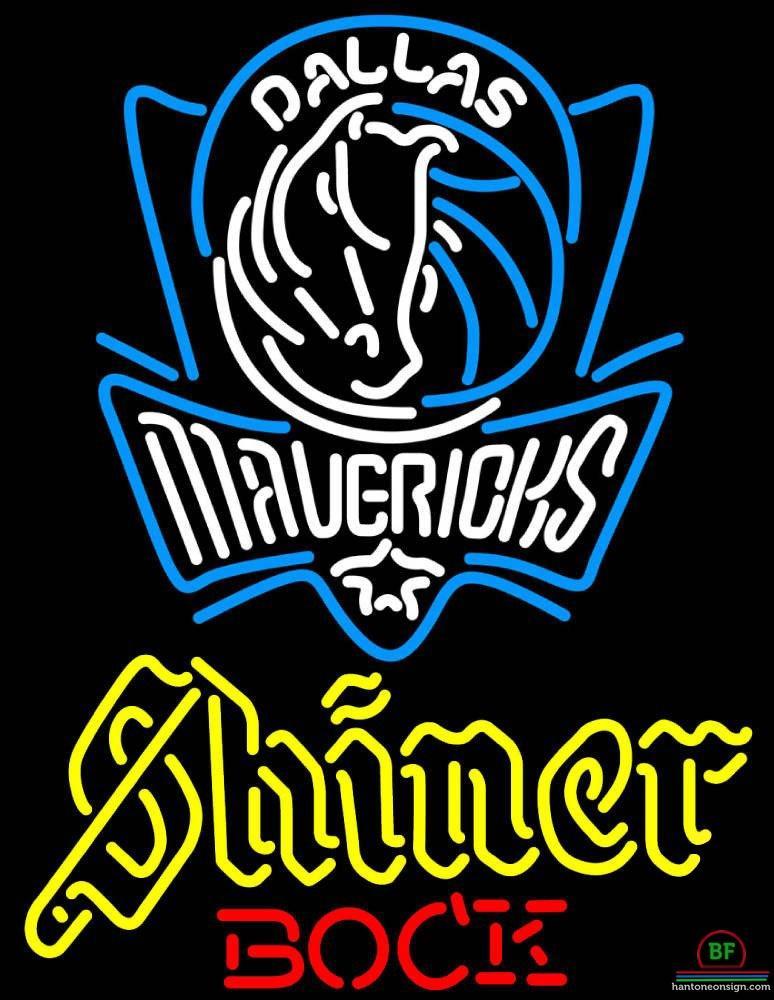Custom Shiner Bock Dallas Mavericks Neon Sign NBA Teams Neon Light