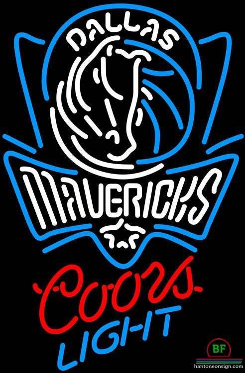 Custom Coors Light Dallas Mavericks Neon Sign NBA Teams Neon Light