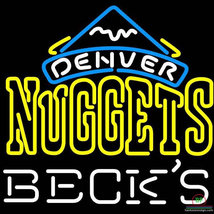 Custom Becks Denver Nuggets Neon Sign NBA Teams Neon Light