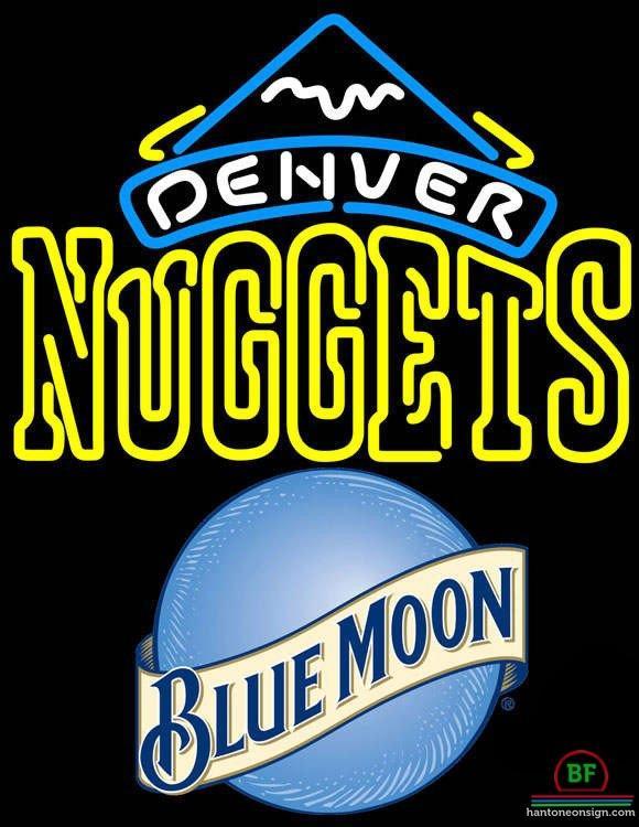 Custom Blue Moon Denver Nuggets Neon Sign NBA Teams Neon Light