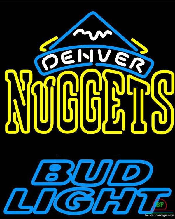 Custom Bud Light Denver Nuggets Neon Sign NBA Teams Neon Light