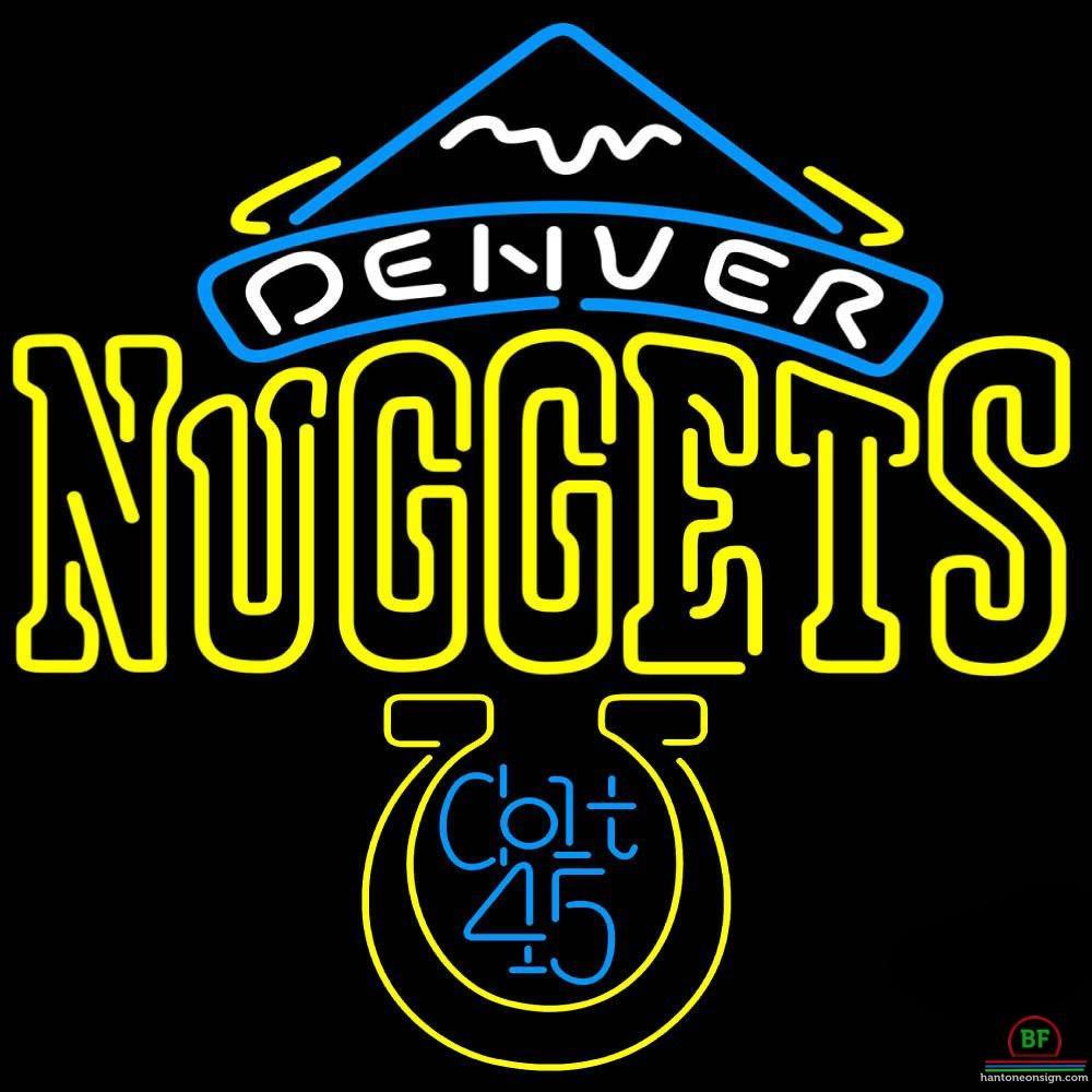 Custom Colt 45 Denver Nuggets Neon Sign NBA Teams Neon Light