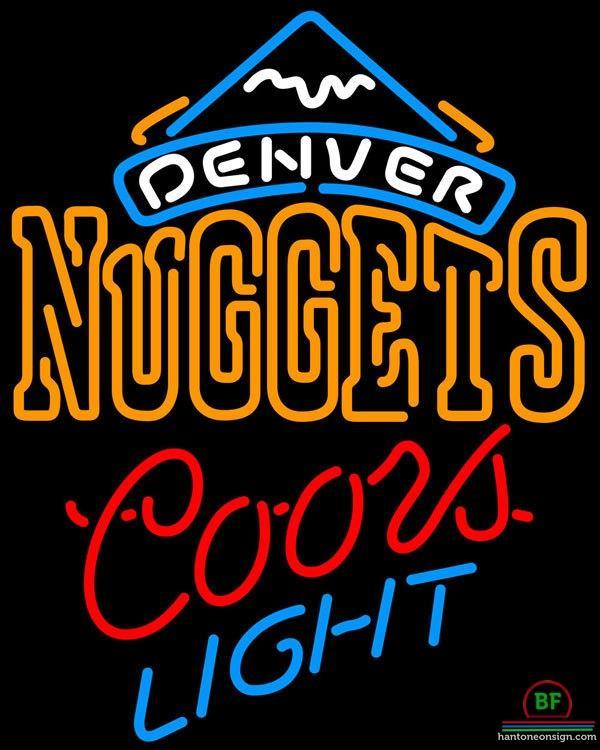 Custom Coors Light Denver Nuggets Neon Sign NBA Teams Neon Light