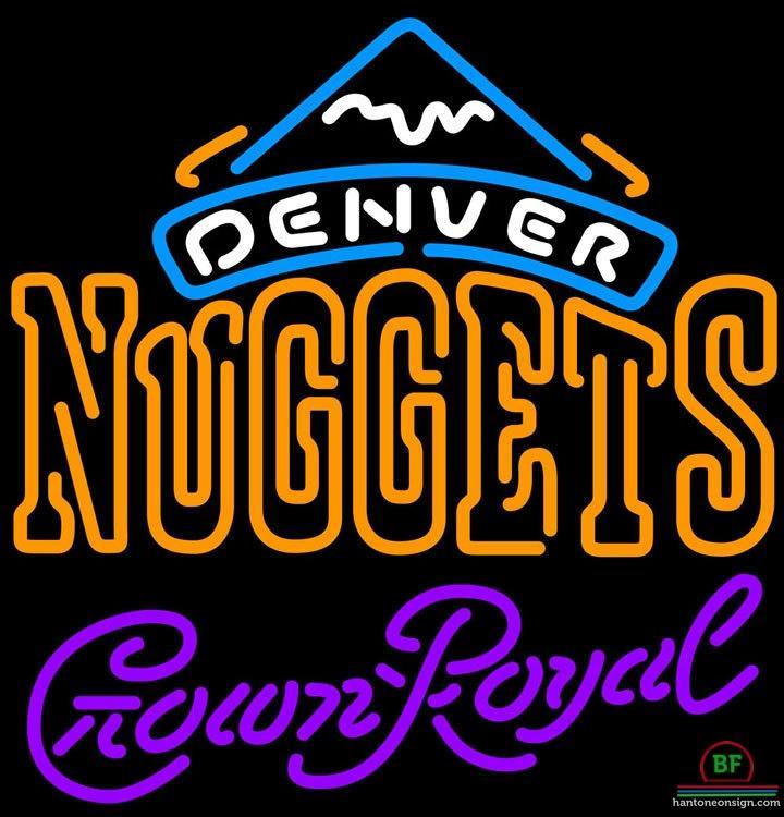 Custom Crown Royal Denver Nuggets Neon Sign NBA Teams Neon Light