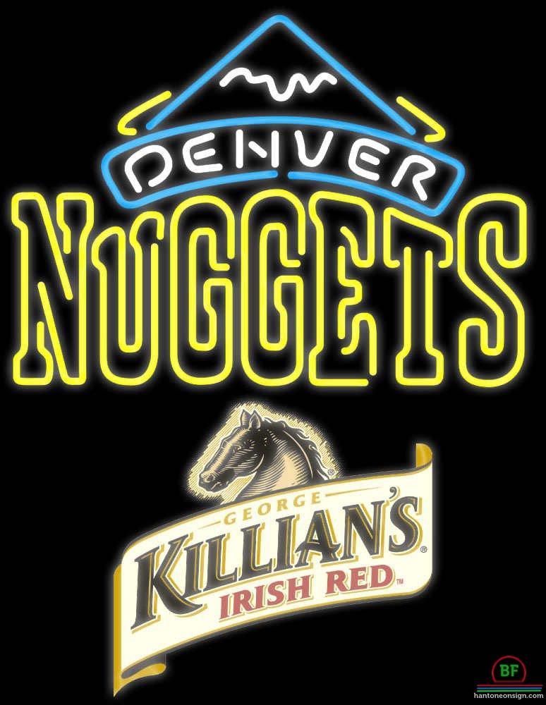 Custom Killians Irish Denver Nuggets Neon Sign NBA Teams Neon Light