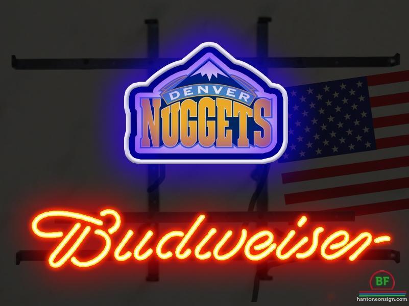 Custom Budweiser Denver Nuggets Neon Sign NBA Teams Neon Light