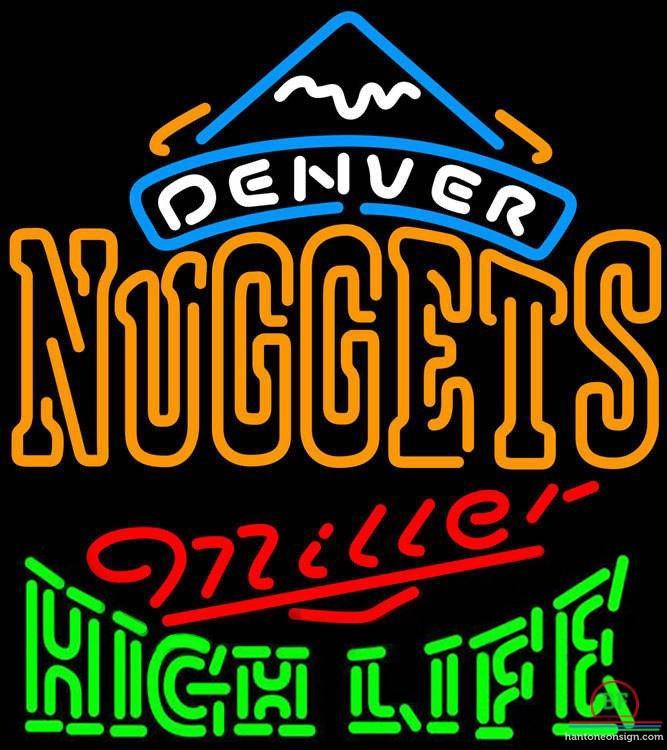 Custom Miller High Life Denver Nuggets Neon Sign NBA Teams Neon Light