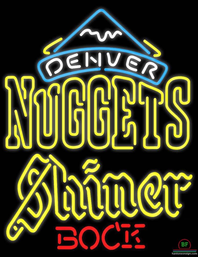 Custom Shiner Bock Denver Nuggets Neon Sign NBA Teams Neon Light