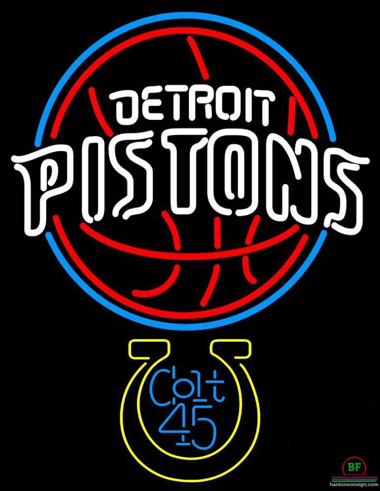 Custom Coors Light Detroit Pistons Neon Sign NBA Teams Neon Light