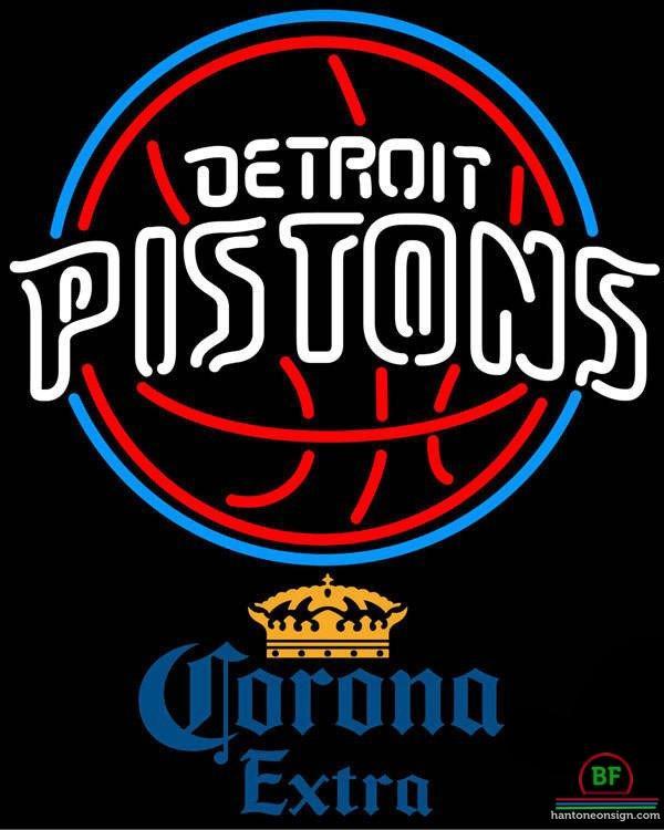Custom Corona Extra Detroit Pistons Neon Sign NBA Teams Neon Light
