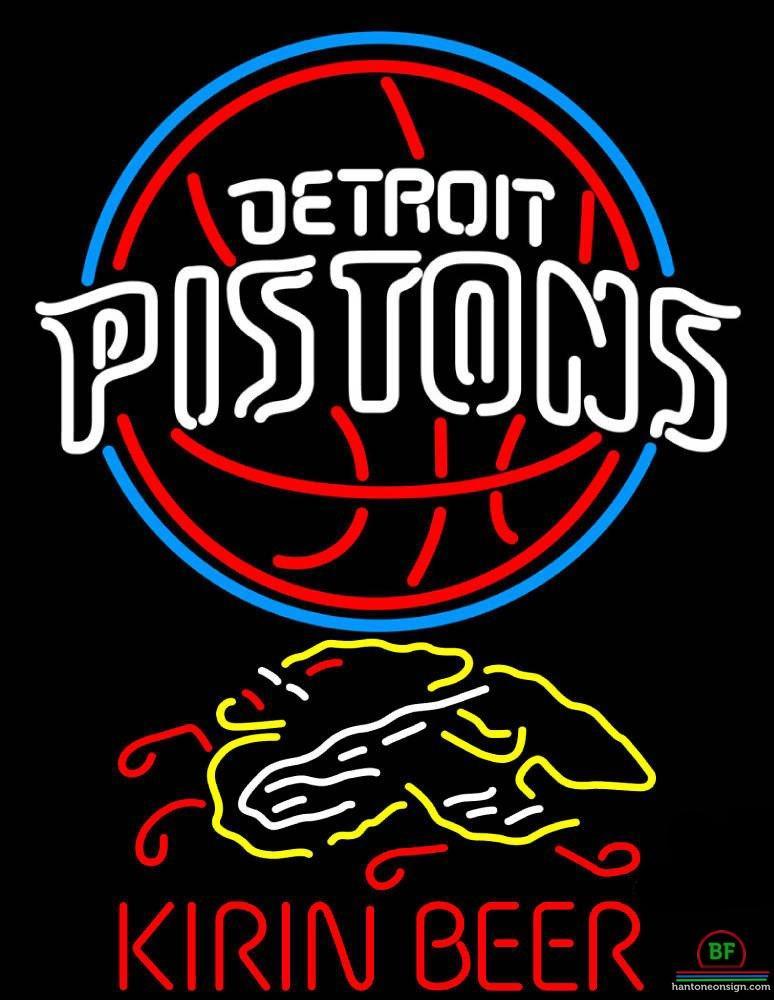 Custom Kirin Beer Detroit Pistons Neon Sign NBA Teams Neon Light