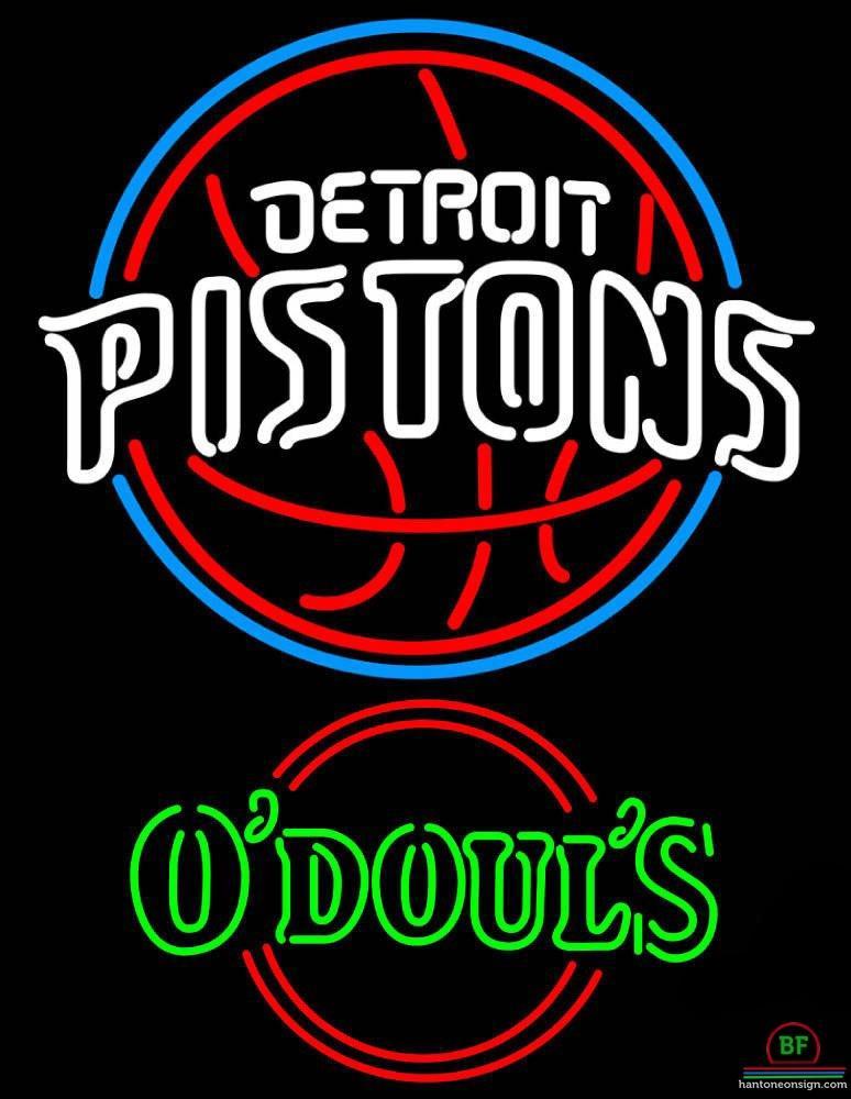 Custom Odouls Detroit Pistons Neon Sign NBA Teams Neon Light