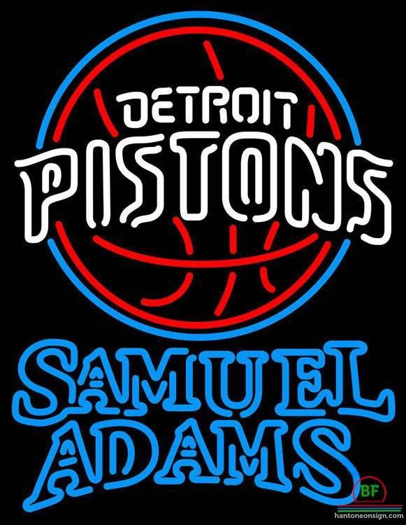 Custom Samuel Adams Detroit Pistons Neon Sign NBA Teams Neon Light