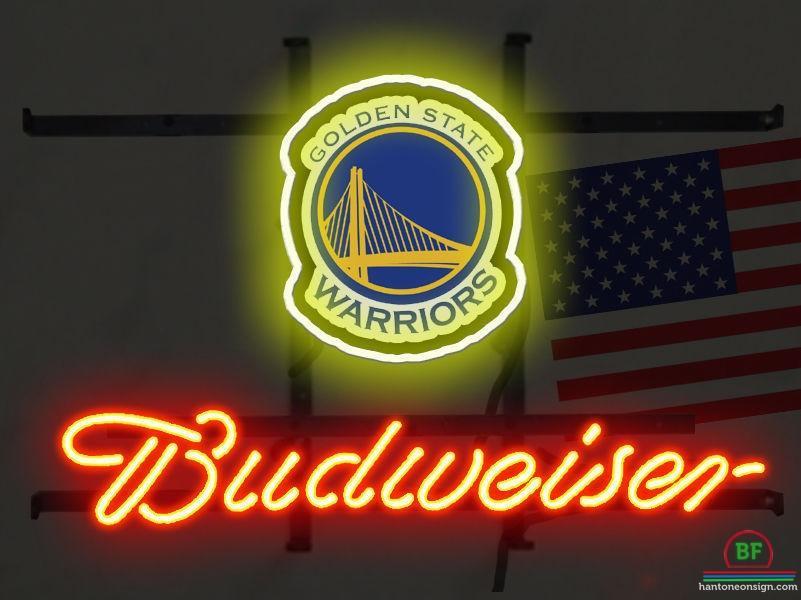 Custom Budweiser Golden State Warriors Neon Sign NBA Teams Neon Light