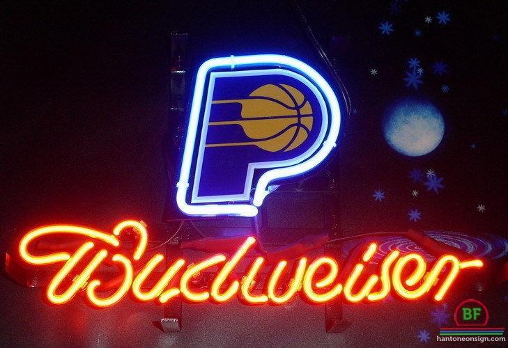 Custom Budweiser Indiana Pacers Neon Sign NBA Teams Neon Light