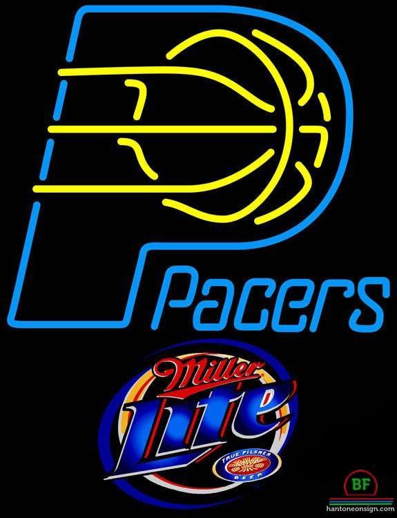 Custom Miller Lite Indiana Pacers Neon Sign NBA Teams Neon Light