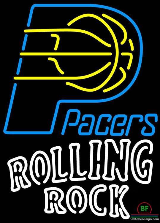 Custom Rolling Rock Indiana Pacers Neon Sign NBA Teams Neon Light