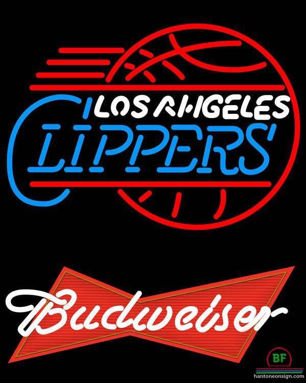 Custom Budweiser Los Angeles Clippers Neon Sign NBA Teams Neon Light