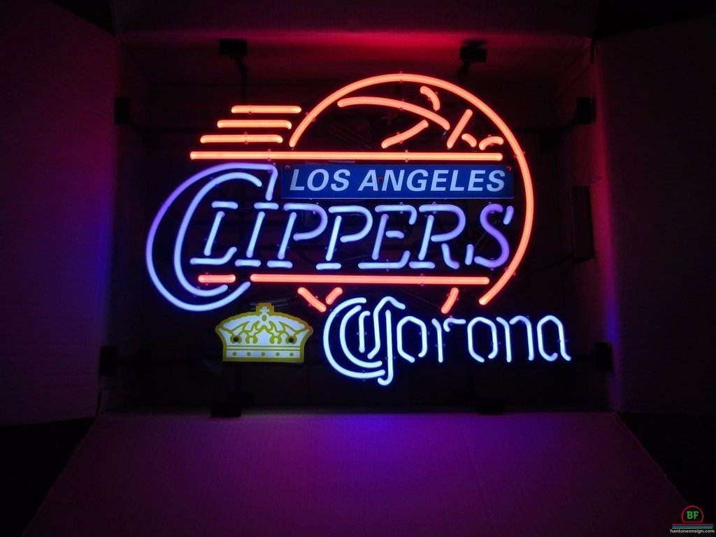 Custom Corona Los Angeles Clippers Neon Sign NBA Teams Neon Light
