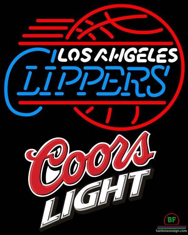 Custom Coors Light Los Angeles Clippers Neon Sign NBA Teams Neon Light