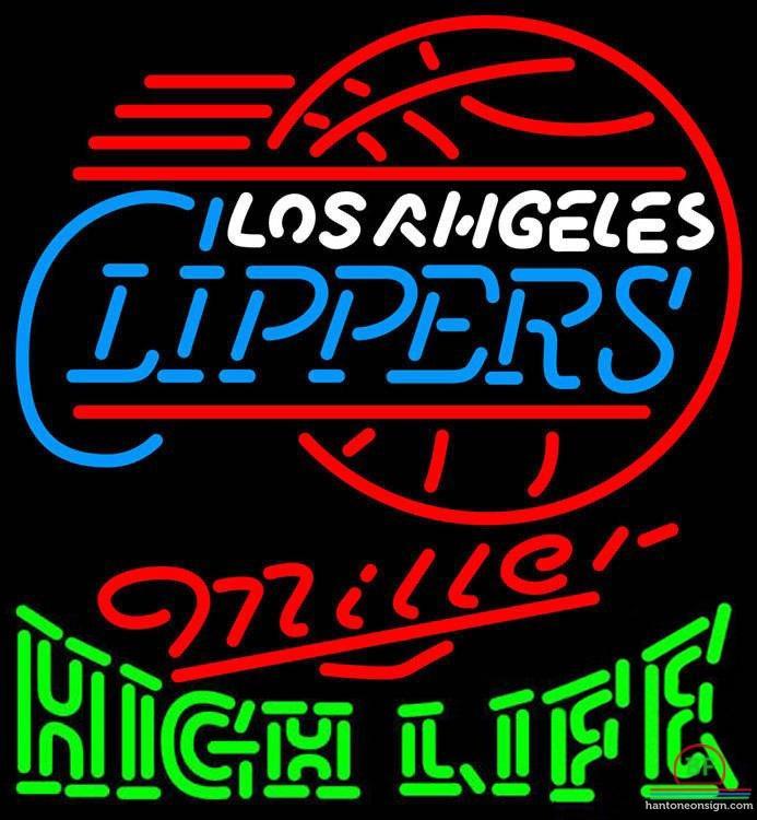 Custom Miller High Life Los Angeles Clippers Neon Sign NBA Teams Neon Light