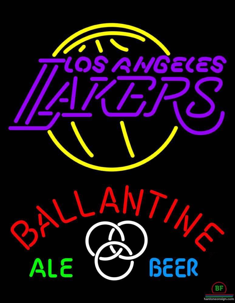Custom Ballantine Los Angeles Lakers Neon Sign NBA Teams Neon Light