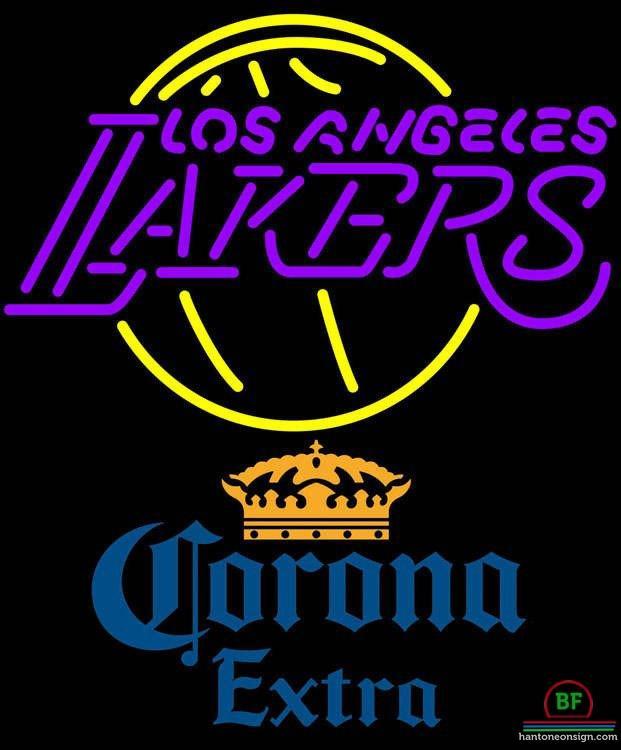 Custom Corona Extra Los Angeles Lakers Neon Sign NBA Teams Neon Light