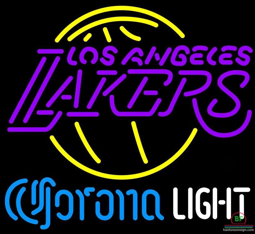 Custom Corona Light Los Angeles Lakers Neon Sign NBA Teams Neon Light