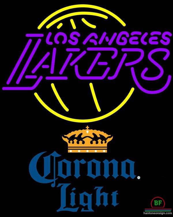 Custom Corona Light Los Angeles Lakers Neon Sign NBA Teams Neon Light