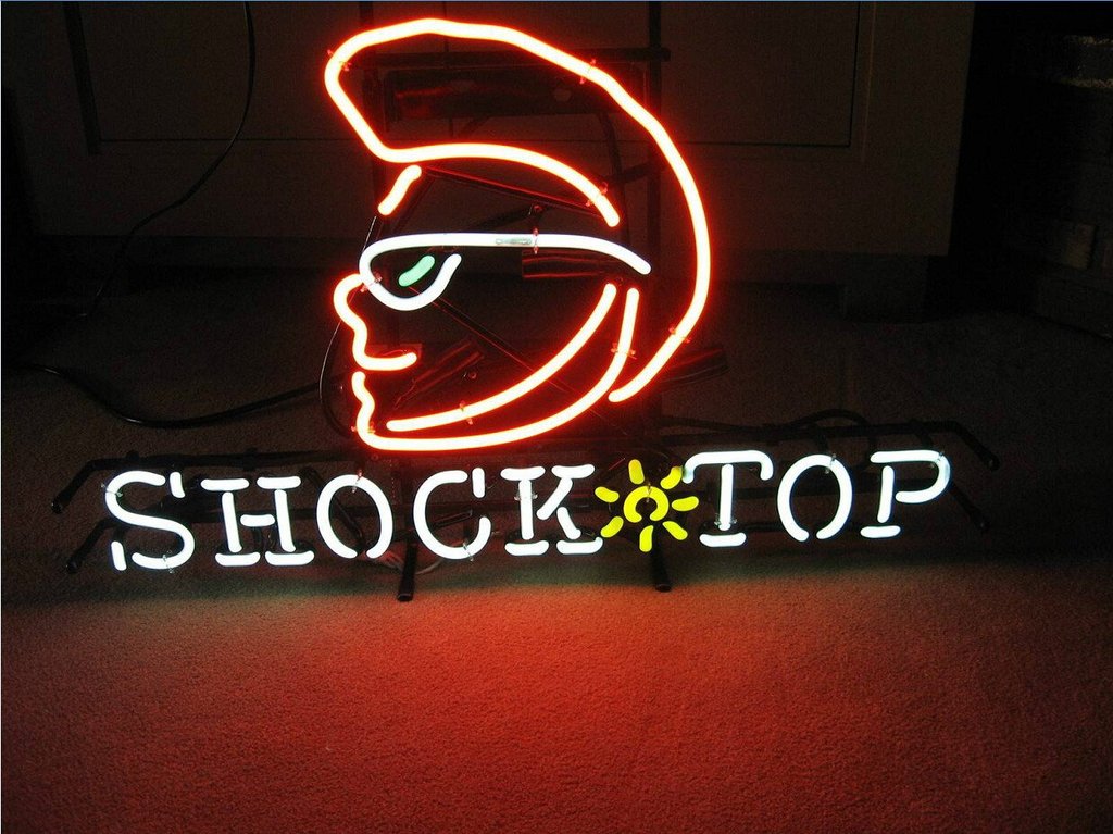 Custom Shock Top Neon Sign