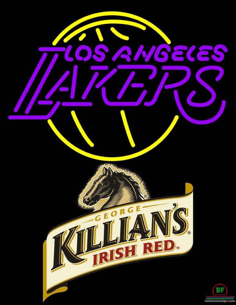 Custom Killians Irish Los Angeles Lakers Neon Sign NBA Teams Neon Light