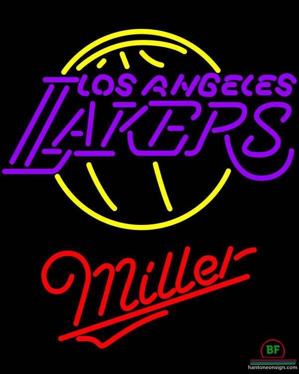Custom Miller Los Angeles Lakers Neon Sign NBA Teams Neon Light