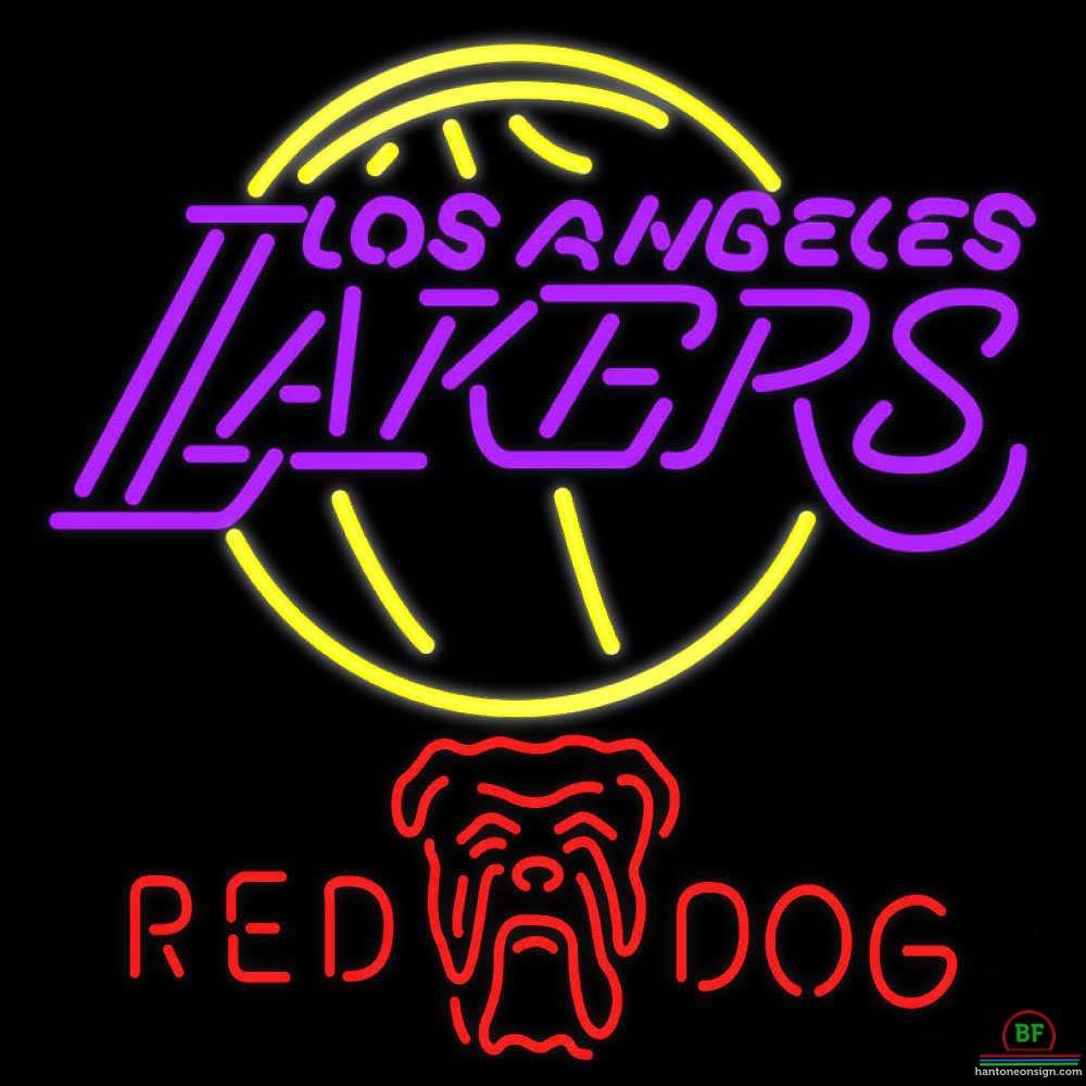 Custom Red Dog Los Angeles Lakers Neon Sign NBA Teams Neon Light