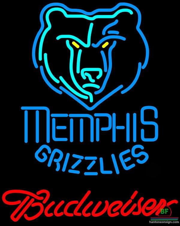 Custom Budweiser Memphis Grizzlies Neon Sign NBA Teams Neon Light