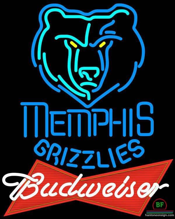 Custom Budweiser Memphis Grizzlies Neon Sign NBA Teams Neon Light