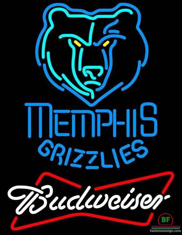 Custom Budweiser Memphis Grizzlies Neon Sign NBA Teams Neon Light