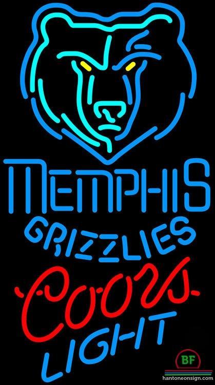 Custom Coors Light Memphis Grizzlies Neon Sign NBA Teams Neon Light