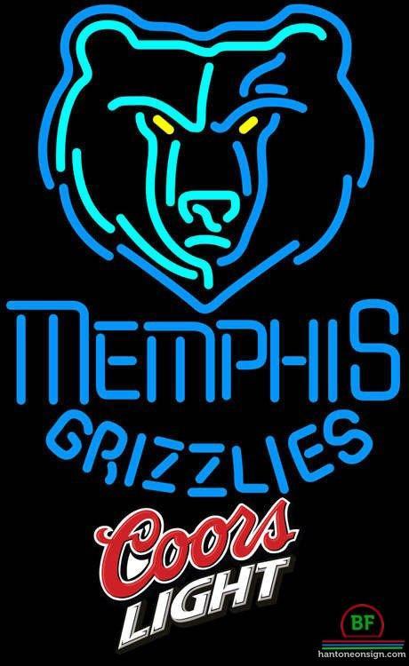 Custom Coors Light Memphis Grizzlies Neon Sign NBA Teams Neon Light